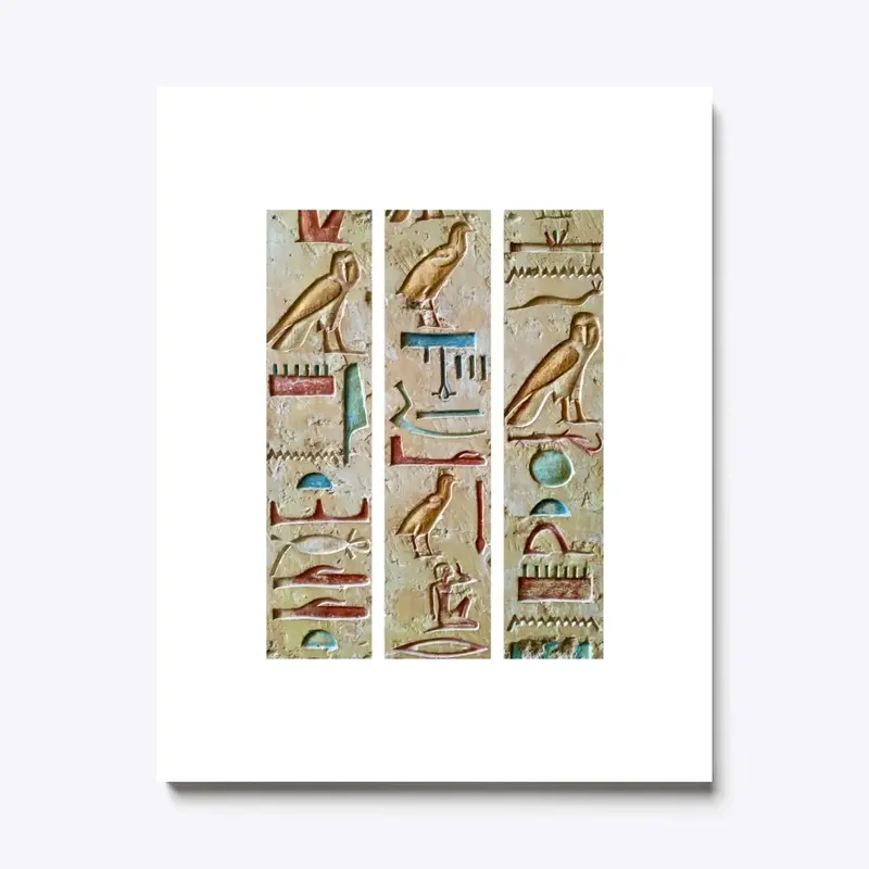 Egyptian Colored Relief